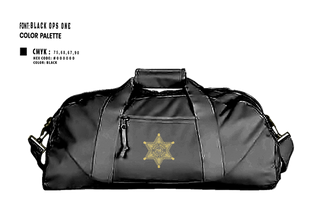 Duffle Bag, Dane County SheriffBLUE MACAW, Women's Volleyball, Teamtime, Team time, sublimation, custom sports apparel, team uniforms, spirit wear, spiritwear, sports uniforms, custom shirts, team store, custom team store, fundraiser sports, apparel fundraiser