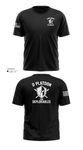 D Platoon 37319682 Short Sleeve Performance Shirt - 100