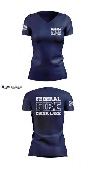 Womens Short Sleeve Vneck Shirt, China lake fire department, Fire Department, Teamtime, Team time, sublimation, custom sports apparel, team uniforms, spirit wear, spiritwear, sports uniforms, custom shirts, team store, custom team store, fundraiser sports, apparel fundraiser