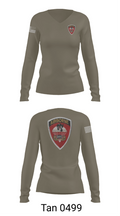 101st Airborne 37445934 Women's Long Sleeve V-neck Shirt - 77