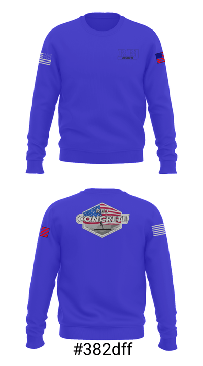 RBJ Concrete 52561308 Crew Neck Sweatshirt - 16