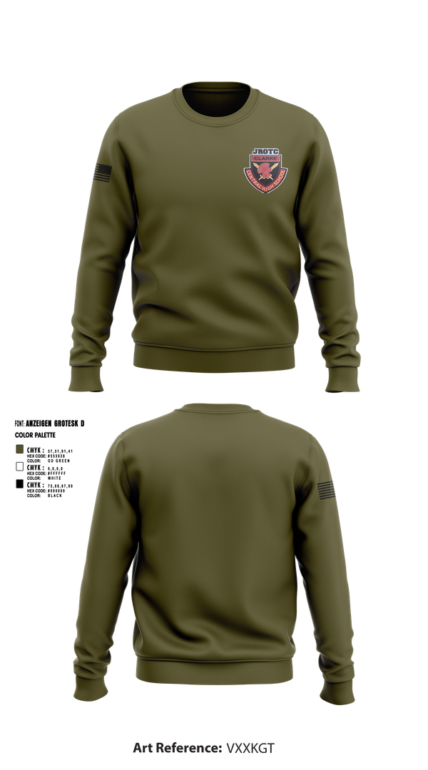 Crew Neck Sweatshirt, Gladiators, Army, Teamtime, Team time, sublimation, custom sports apparel, team uniforms, spirit wear, spiritwear, sports uniforms, custom shirts, team store, custom team store, fundraiser sports, apparel fundraiser