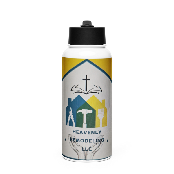 Heavenly remodeling 65060161 Stainless Steel Water Bottle with a Straw Lid