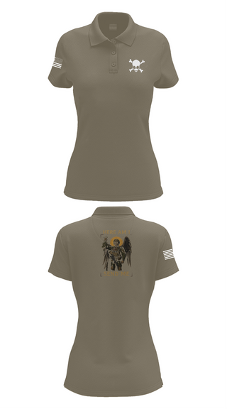 Womens Short Sleeve Performance Polo, Charlie Co., , Teamtime, Team time, sublimation, custom sports apparel, team uniforms, spirit wear, spiritwear, sports uniforms, custom shirts, team store, custom team store, fundraiser sports, apparel fundraiser