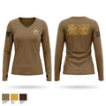 GFCCC Women's Long Sleeve V-neck Shirt - 1