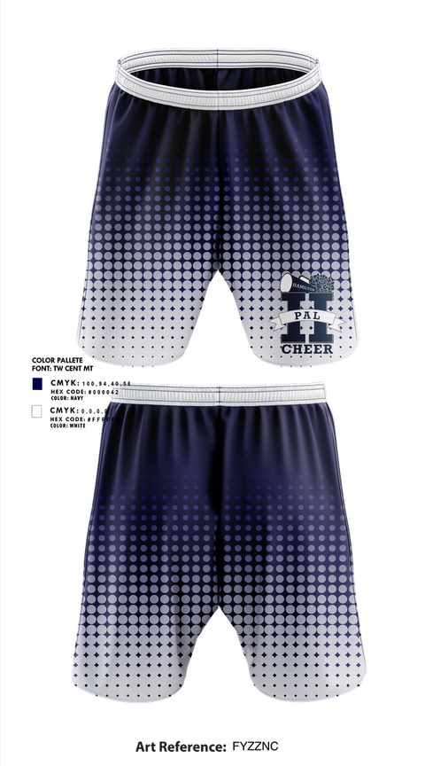 Athletic Shorts With Pockets, Hamilton PAL Cheer, Cheer, Teamtime, Team time, sublimation, custom sports apparel, team uniforms, spirit wear, spiritwear, sports uniforms, custom shirts, team store, custom team store, fundraiser sports, apparel fundraiser