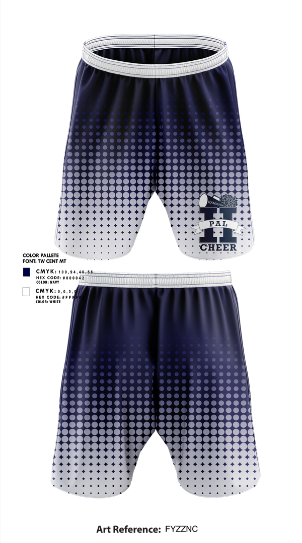 Athletic Shorts With Pockets, Hamilton PAL Cheer, Cheer, Teamtime, Team time, sublimation, custom sports apparel, team uniforms, spirit wear, spiritwear, sports uniforms, custom shirts, team store, custom team store, fundraiser sports, apparel fundraiser