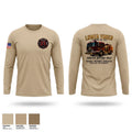Lower Yoder fire Long Sleeve Performance Shirt - 1