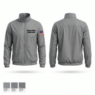Windbreaker, Cresco Police Department, Police, Teamtime, Team time, sublimation, custom sports apparel, team uniforms, spirit wear, spiritwear, sports uniforms, custom shirts, team store, custom team store, fundraiser sports, apparel fundraiser