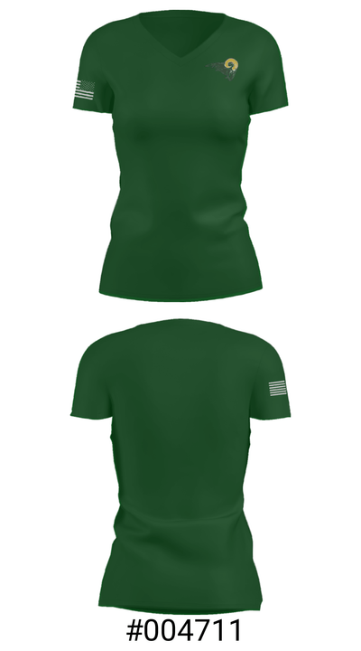 Bay Creek Middle School  Basketball 51634405 Women's Short Sleeve V-neck Shirt - 21