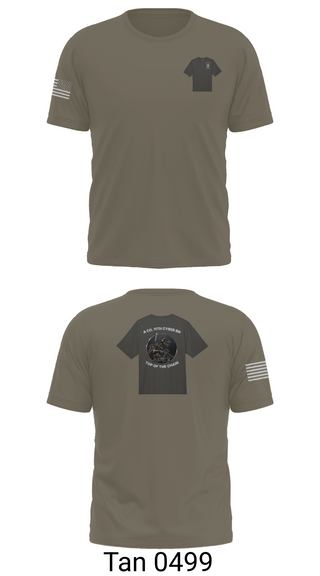 Short Sleeve Performance Shirt, A Co. 11th Cyber Warfare BN, Army, Teamtime, Team time, sublimation, custom sports apparel, team uniforms, spirit wear, spiritwear, sports uniforms, custom shirts, team store, custom team store, fundraiser sports, apparel fundraiser