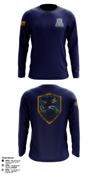 Long Sleeve Performance Shirt, Alpha Company, 205th MI BN, Army, Teamtime, Team time, sublimation, custom sports apparel, team uniforms, spirit wear, spiritwear, sports uniforms, custom shirts, team store, custom team store, fundraiser sports, apparel fundraiser