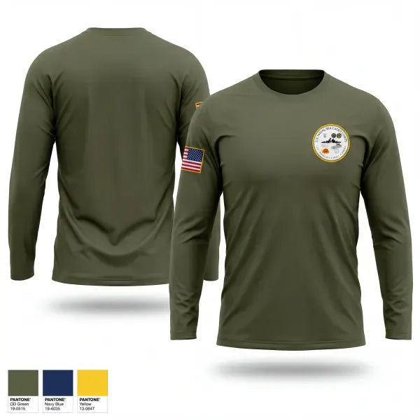 Long Sleeve Performance Shirt, CDR WILLIAM F BUNDY DIVISION, Navy, Teamtime, Team time, sublimation, custom sports apparel, team uniforms, spirit wear, spiritwear, sports uniforms, custom shirts, team store, custom team store, fundraiser sports, apparel fundraiser