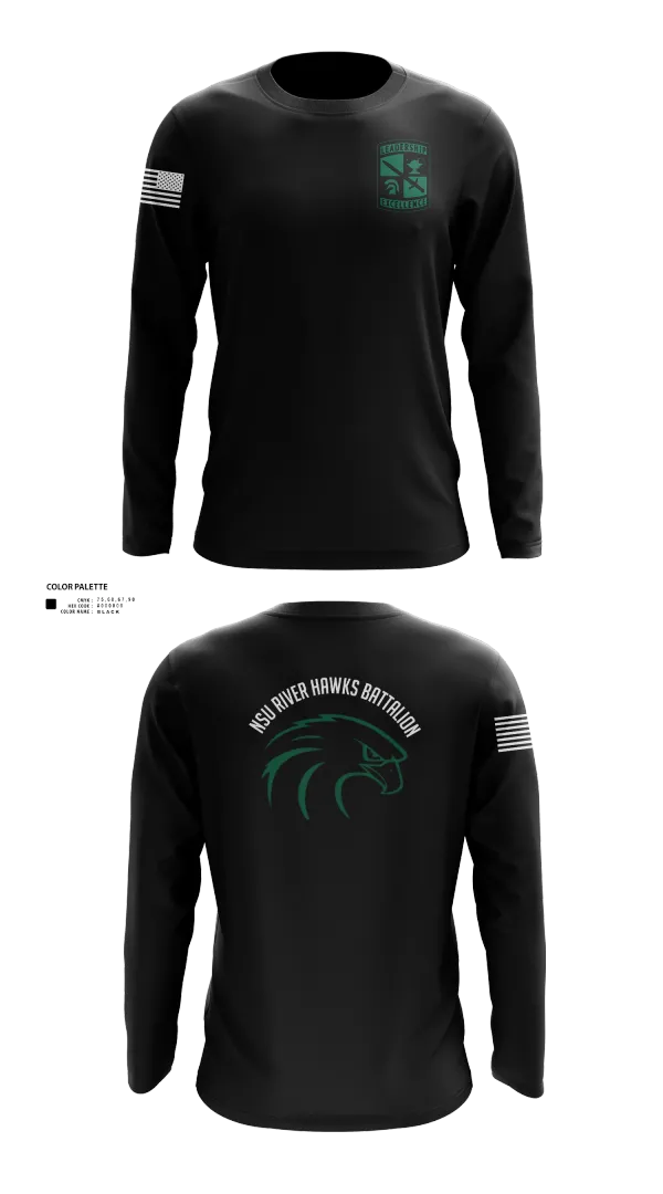 Long Sleeve Performance Shirt, River Hawks, Army, Teamtime, Team time, sublimation, custom sports apparel, team uniforms, spirit wear, spiritwear, sports uniforms, custom shirts, team store, custom team store, fundraiser sports, apparel fundraiser