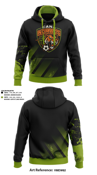 Hoodie, Cana Nomads, Men's Soccer, Teamtime, Team time, sublimation, custom sports apparel, team uniforms, spirit wear, spiritwear, sports uniforms, custom shirts, team store, custom team store, fundraiser sports, apparel fundraiser