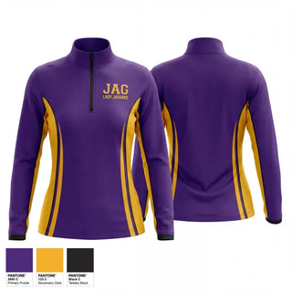 Quarter Zip Jacket, JAG LADY JAGUARS, Women's Basketball, Teamtime, Team time, sublimation, custom sports apparel, team uniforms, spirit wear, spiritwear, sports uniforms, custom shirts, team store, custom team store, fundraiser sports, apparel fundraiser