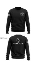 Pasadena Police K9 Unit 40154212 Crew Neck Sweatshirt - 3