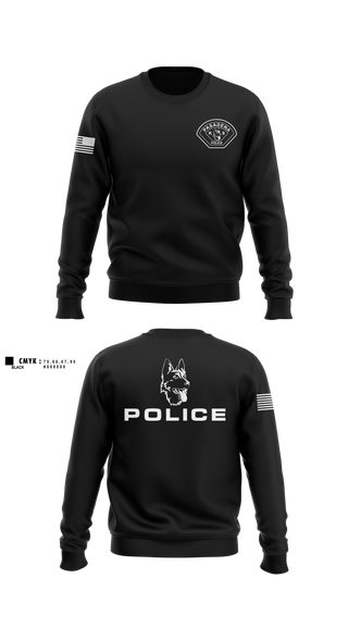 Crew Neck Sweatshirt, Pasadena Police K9 Unit, Police, Teamtime, Team time, sublimation, custom sports apparel, team uniforms, spirit wear, spiritwear, sports uniforms, custom shirts, team store, custom team store, fundraiser sports, apparel fundraiser