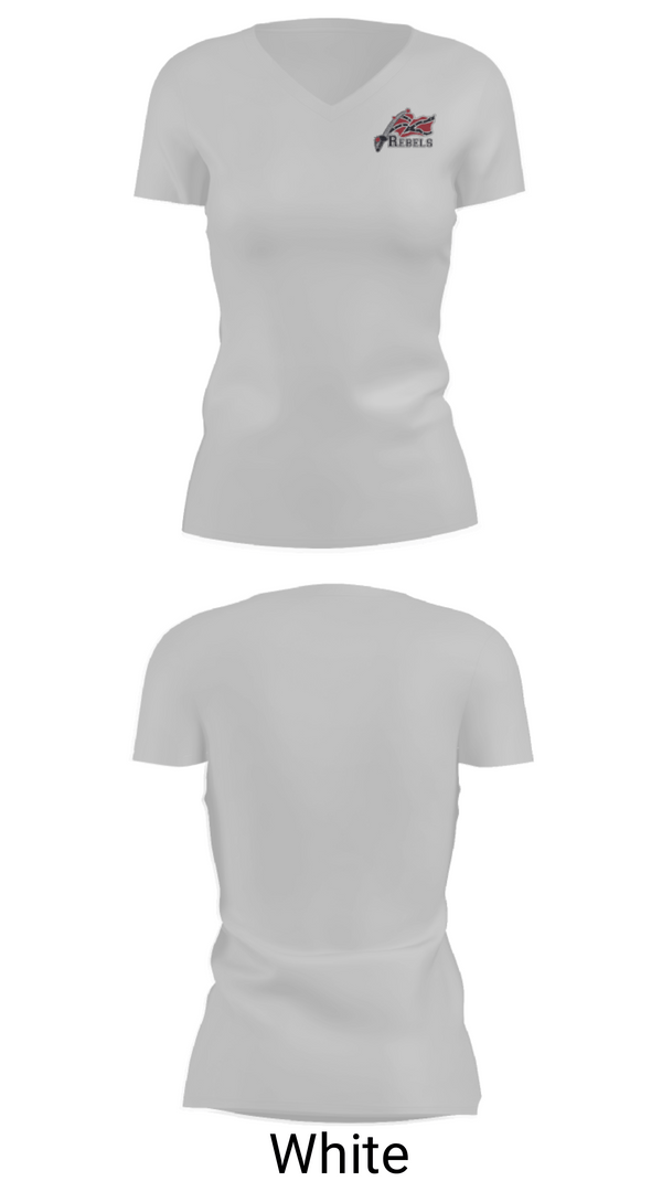 Women's Short Sleeve Vneck Shirt, Hurley High school, Spirit Store, Teamtime, Team time, sublimation, custom sports apparel, team uniforms, spirit wear, spiritwear, sports uniforms, custom shirts, team store, custom team store, fundraiser sports, apparel fundraiser