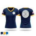 Clay High NJROTC 37105049 Women's Short Sleeve V-neck Shirt - 1