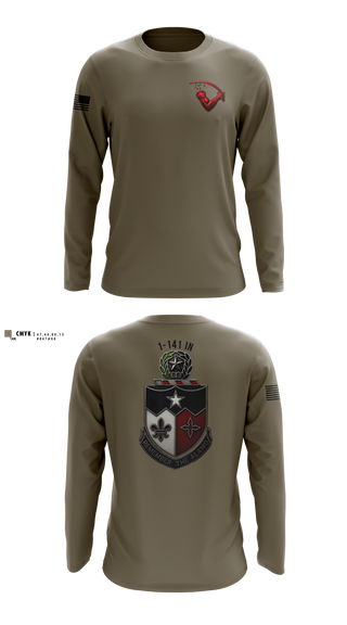 Long Sleeve Performance Shirt, G Co. 536th BSB, E-Sports, Teamtime, Team time, sublimation, custom sports apparel, team uniforms, spirit wear, spiritwear, sports uniforms, custom shirts, team store, custom team store, fundraiser sports, apparel fundraiser