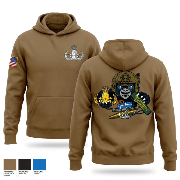 Hoodie, 1PLT 754th OD CO (EOD), Army, Teamtime, Team time, sublimation, custom sports apparel, team uniforms, spirit wear, spiritwear, sports uniforms, custom shirts, team store, custom team store, fundraiser sports, apparel fundraiser