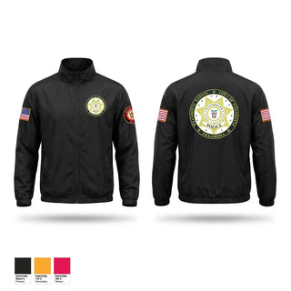 Windbreaker, Wyandotte Nation Police, Police, Teamtime, Team time, sublimation, custom sports apparel, team uniforms, spirit wear, spiritwear, sports uniforms, custom shirts, team store, custom team store, fundraiser sports, apparel fundraiser
