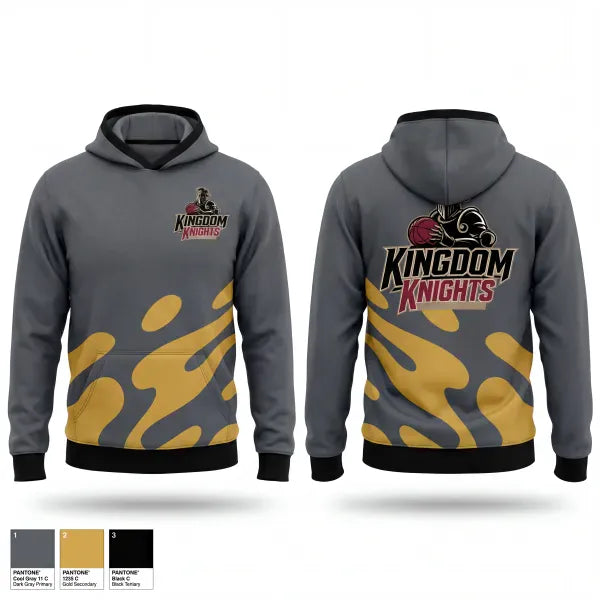 Hoodie, Kingdom Knights, Men's Basketball, Teamtime, Team time, sublimation, custom sports apparel, team uniforms, spirit wear, spiritwear, sports uniforms, custom shirts, team store, custom team store, fundraiser sports, apparel fundraiser