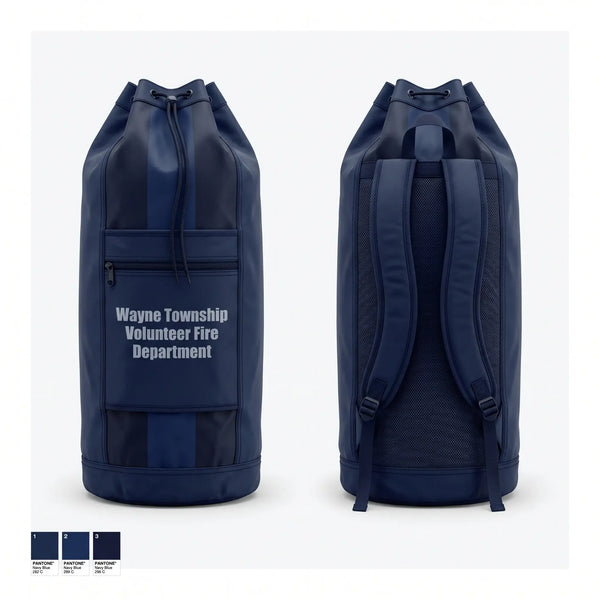 Gear Bag, Wayne Township Volunteer Fire Department, Fire Department, Teamtime, Team time, sublimation, custom sports apparel, team uniforms, spirit wear, spiritwear, sports uniforms, custom shirts, team store, custom team store, fundraiser sports, apparel fundraiser