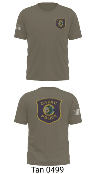 Short Sleeve Performance Shirt, CAPAC POLICE DEPARTMENT, Police, Teamtime, Team time, sublimation, custom sports apparel, team uniforms, spirit wear, spiritwear, sports uniforms, custom shirts, team store, custom team store, fundraiser sports, apparel fundraiser