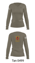 3rd. Battalion 7th. Marines 15768807 Women's Long Sleeve V-neck Shirt - 39