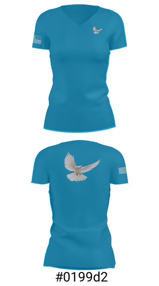 Women's Short Sleeve Vneck Shirt, EL SHAMAH CAREEL SHAMAH CARE, , Teamtime, Team time, sublimation, custom sports apparel, team uniforms, spirit wear, spiritwear, sports uniforms, custom shirts, team store, custom team store, fundraiser sports, apparel fundraiser