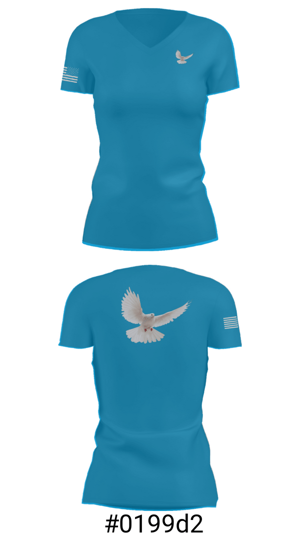 Women's Short Sleeve Vneck Shirt, EL SHAMAH CAREEL SHAMAH CARE, , Teamtime, Team time, sublimation, custom sports apparel, team uniforms, spirit wear, spiritwear, sports uniforms, custom shirts, team store, custom team store, fundraiser sports, apparel fundraiser