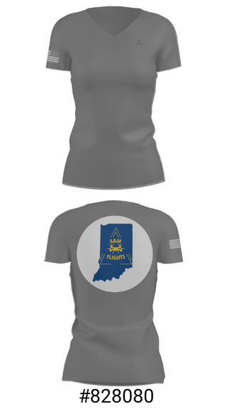 Women's Short Sleeve Vneck Shirt, A&M FLIGHTS, , Teamtime, Team time, sublimation, custom sports apparel, team uniforms, spirit wear, spiritwear, sports uniforms, custom shirts, team store, custom team store, fundraiser sports, apparel fundraiser