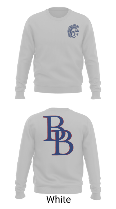 Blind Brook High School Basketball 85829780 Crew Neck Sweatshirt - 2