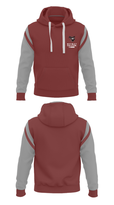 West Valley High School Swimming 52655580 Hoodie - 30