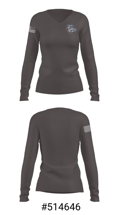 Summerfield High School 52270700 Women's Long Sleeve V-neck Shirt - 20