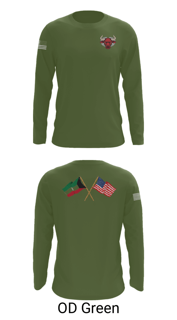 Long Sleeve Performance Shirt, 802 OD, Army, Teamtime, Team time, sublimation, custom sports apparel, team uniforms, spirit wear, spiritwear, sports uniforms, custom shirts, team store, custom team store, fundraiser sports, apparel fundraiser