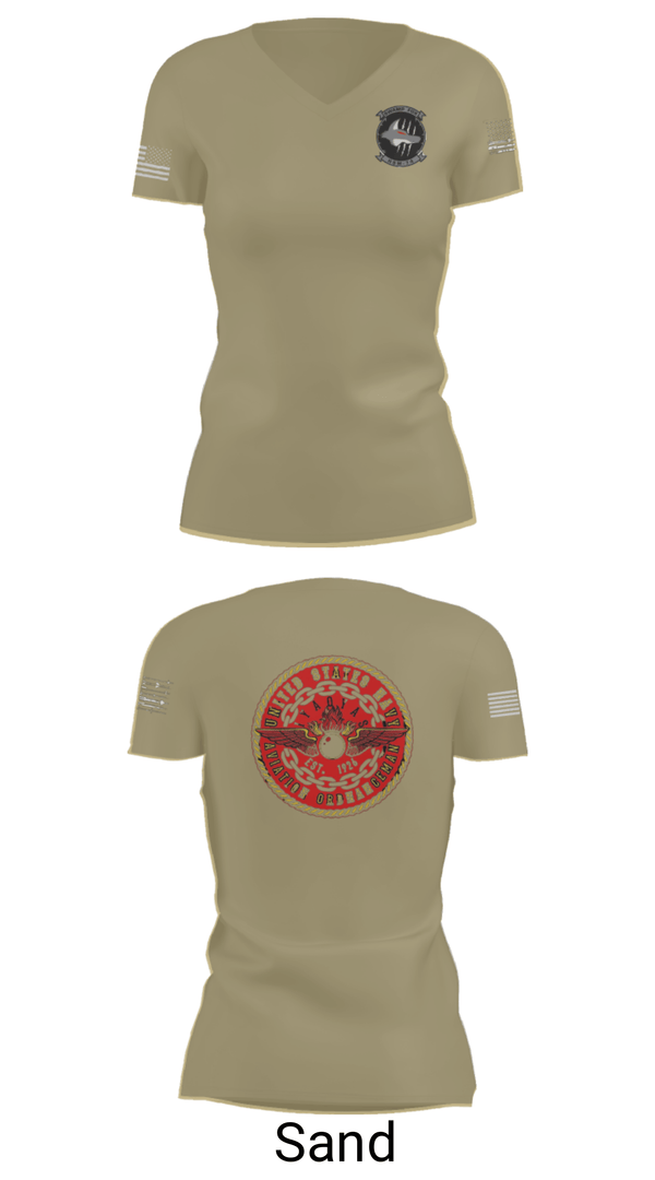 Women's Short Sleeve Vneck Shirt, , Navy, Teamtime, Team time, sublimation, custom sports apparel, team uniforms, spirit wear, spiritwear, sports uniforms, custom shirts, team store, custom team store, fundraiser sports, apparel fundraiser