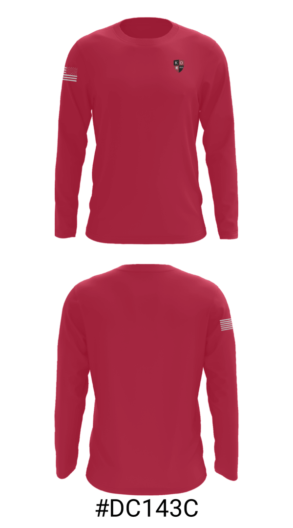 Long Sleeve Performance Shirt, Kingswood Oxford Upper School, Spirit Store, Teamtime, Team time, sublimation, custom sports apparel, team uniforms, spirit wear, spiritwear, sports uniforms, custom shirts, team store, custom team store, fundraiser sports, apparel fundraiser