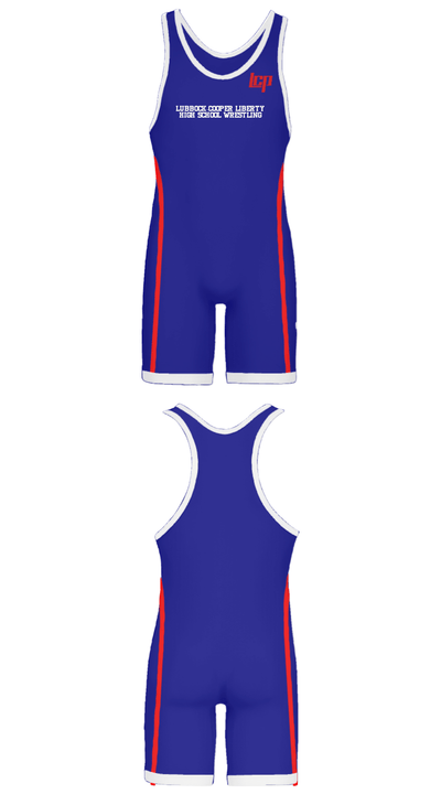 Lubbock-Cooper Liberty High School Wrestling 91848927 Wrestling Singlet - 27