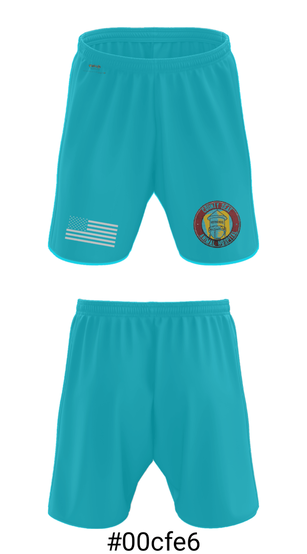 Athletic Shorts With Pockets, County Seat Animal HospitalCounty Seat Animal Hospital, , Teamtime, Team time, sublimation, custom sports apparel, team uniforms, spirit wear, spiritwear, sports uniforms, custom shirts, team store, custom team store, fundraiser sports, apparel fundraiser