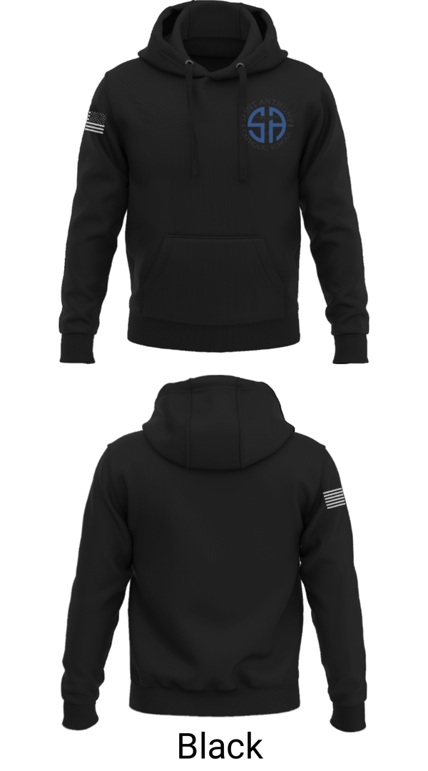 Hoodie, St Anthony Catholic School Catholic School Sys, Spirit Store, Teamtime, Team time, sublimation, custom sports apparel, team uniforms, spirit wear, spiritwear, sports uniforms, custom shirts, team store, custom team store, fundraiser sports, apparel fundraiser