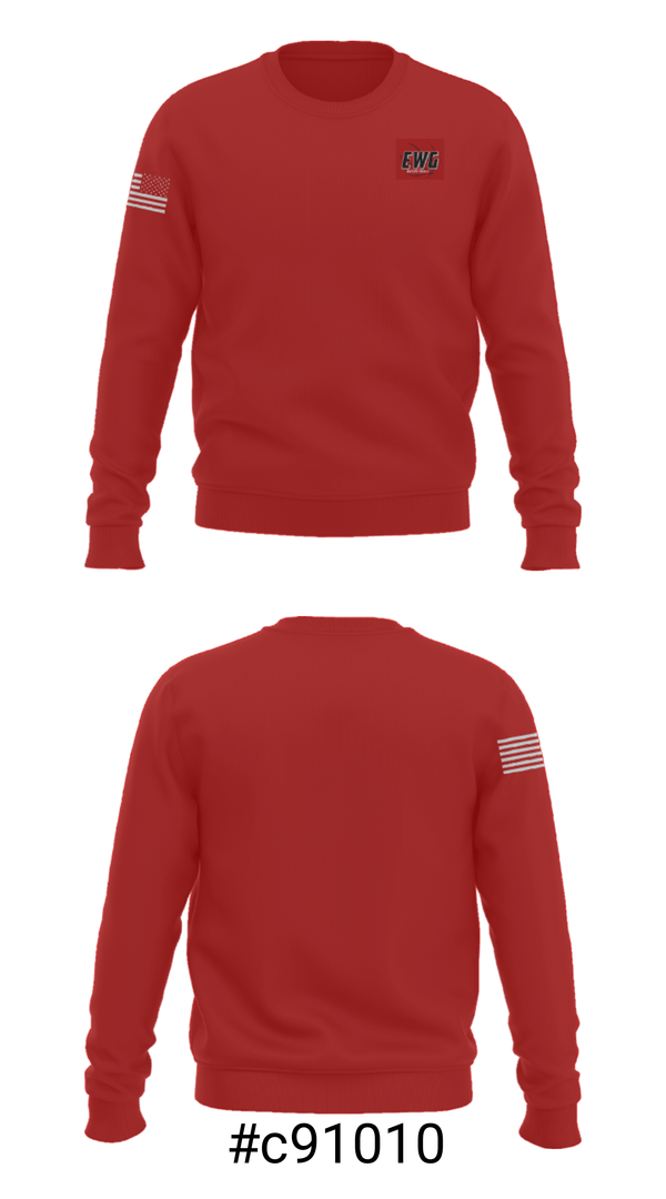 Crew Neck Sweatshirt, EWG Youth Hoops, Men's Basketball, Teamtime, Team time, sublimation, custom sports apparel, team uniforms, spirit wear, spiritwear, sports uniforms, custom shirts, team store, custom team store, fundraiser sports, apparel fundraiser