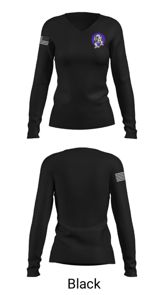 Women's Long Sleeve Vneck Shirt, Mayfield Central School, Spirit Store, Teamtime, Team time, sublimation, custom sports apparel, team uniforms, spirit wear, spiritwear, sports uniforms, custom shirts, team store, custom team store, fundraiser sports, apparel fundraiser