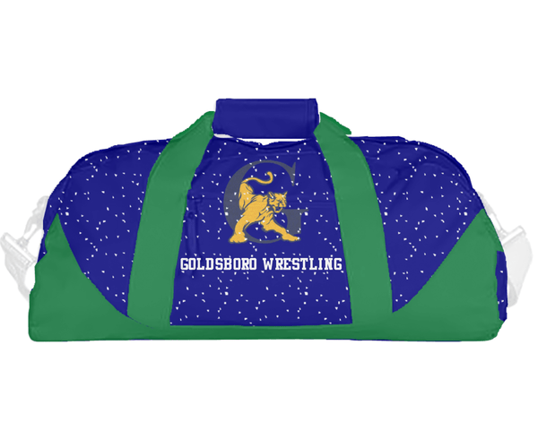 Duffle Bag, Goldsboro High School Wrestling, Wrestling, Teamtime, Team time, sublimation, custom sports apparel, team uniforms, spirit wear, spiritwear, sports uniforms, custom shirts, team store, custom team store, fundraiser sports, apparel fundraiser