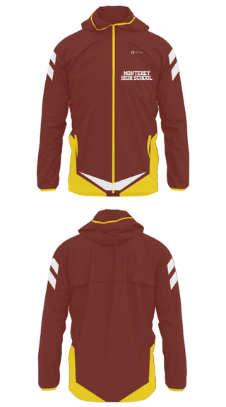 Windbreaker, Monterey High School, Spirit Store, Teamtime, Team time, sublimation, custom sports apparel, team uniforms, spirit wear, spiritwear, sports uniforms, custom shirts, team store, custom team store, fundraiser sports, apparel fundraiser