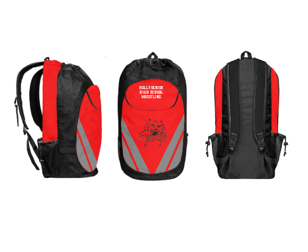 Gear Bag, Holly Senior High School Wrestling, Wrestling, Teamtime, Team time, sublimation, custom sports apparel, team uniforms, spirit wear, spiritwear, sports uniforms, custom shirts, team store, custom team store, fundraiser sports, apparel fundraiser