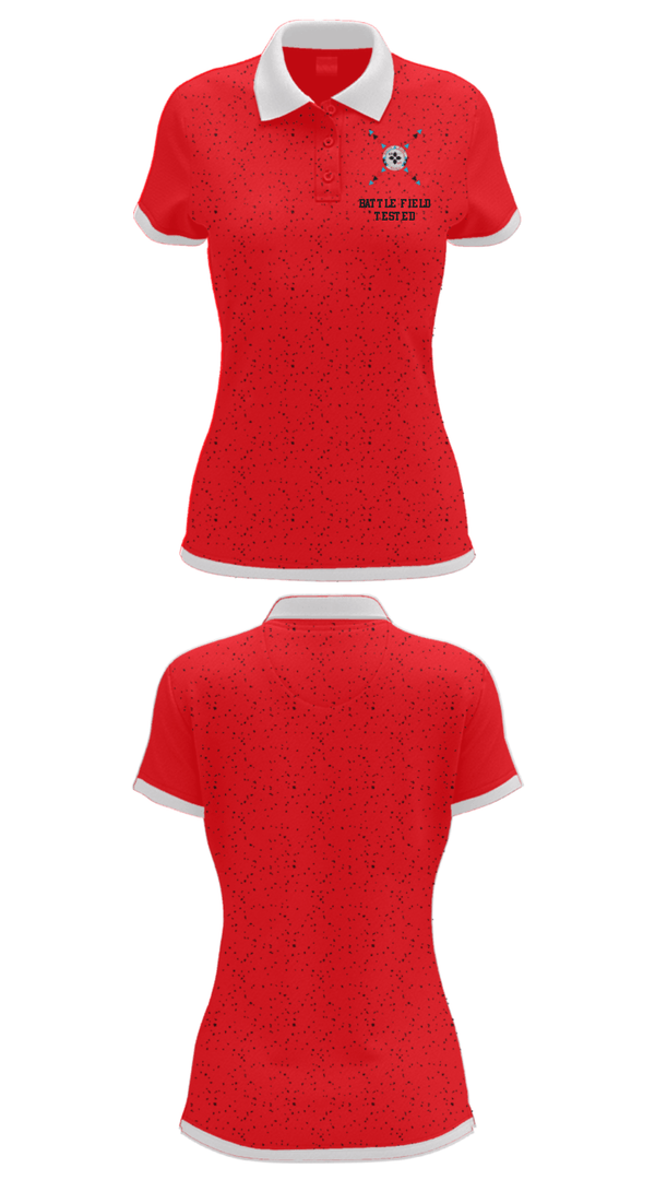 Women's Short Sleeve Performance Polo, Battle Field Tested, Men's Basketball, Teamtime, Team time, sublimation, custom sports apparel, team uniforms, spirit wear, spiritwear, sports uniforms, custom shirts, team store, custom team store, fundraiser sports, apparel fundraiser