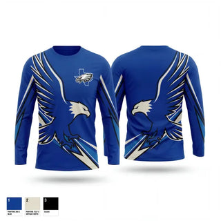 Long Sleeve Performance Shirt, Cedar Creek Eagles, , Teamtime, Team time, sublimation, custom sports apparel, team uniforms, spirit wear, spiritwear, sports uniforms, custom shirts, team store, custom team store, fundraiser sports, apparel fundraiser